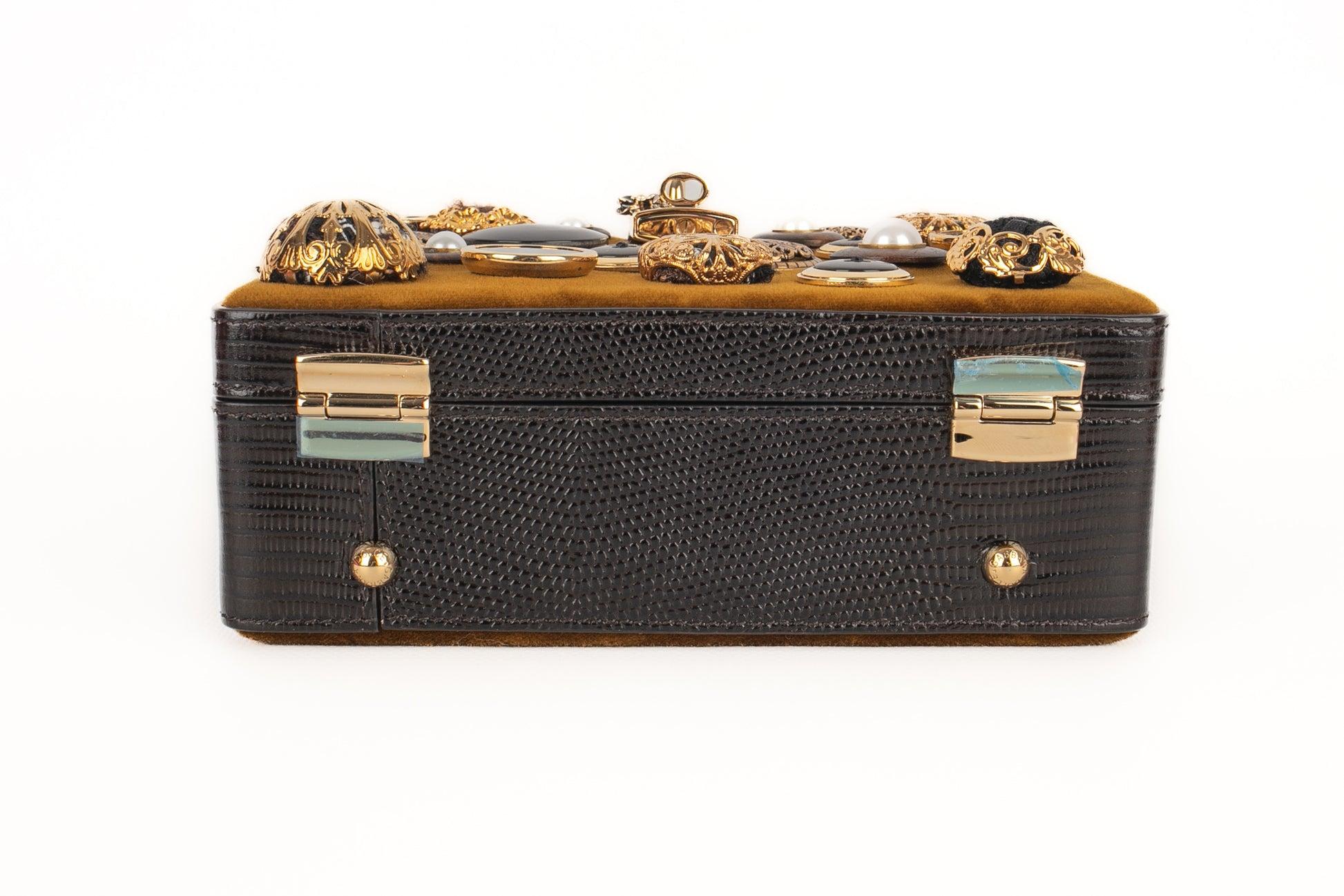 Dolce & Gabbana Velvet Box Bag 1