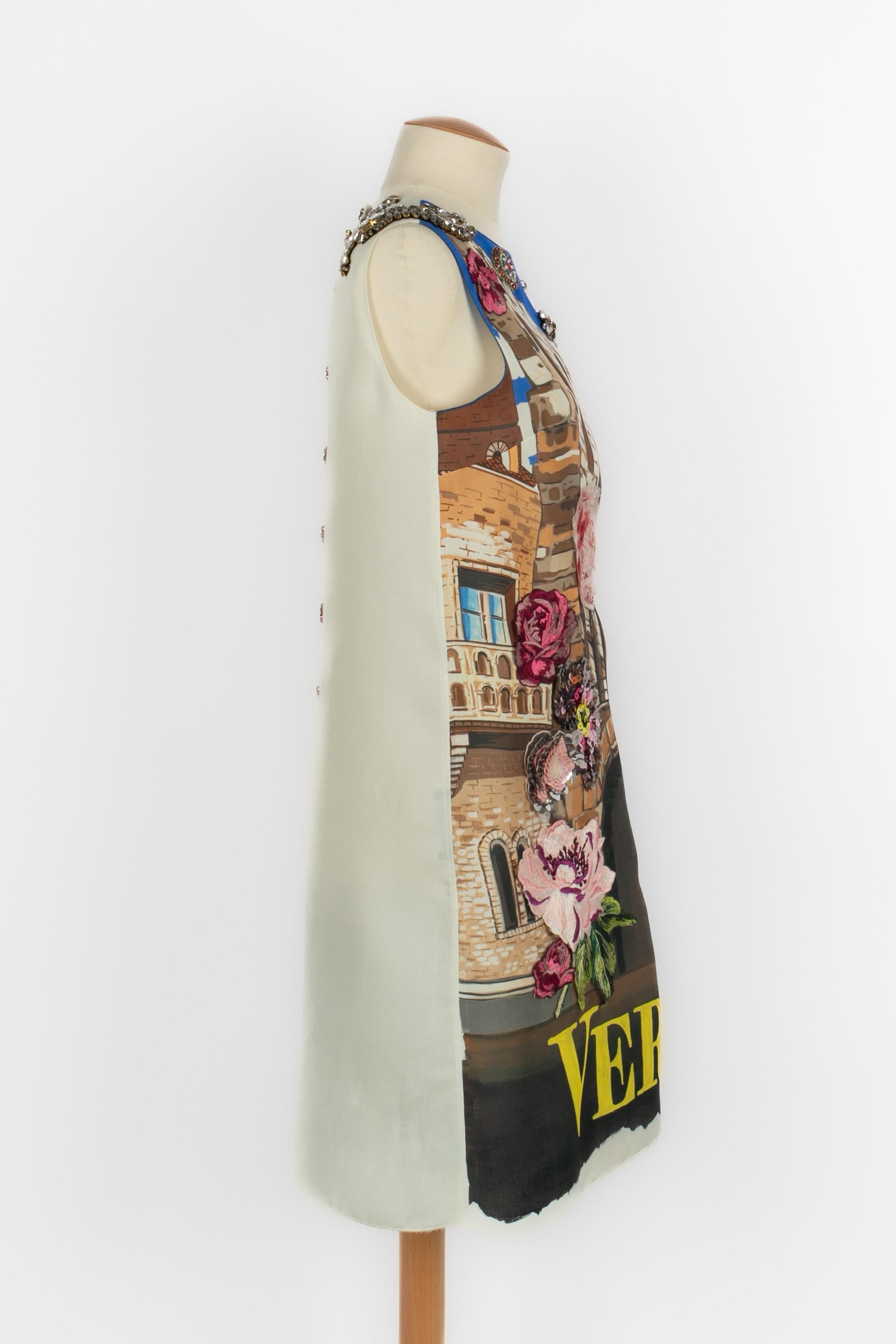 Marron Robe « Vérone » Dolce & Gabbana en vente