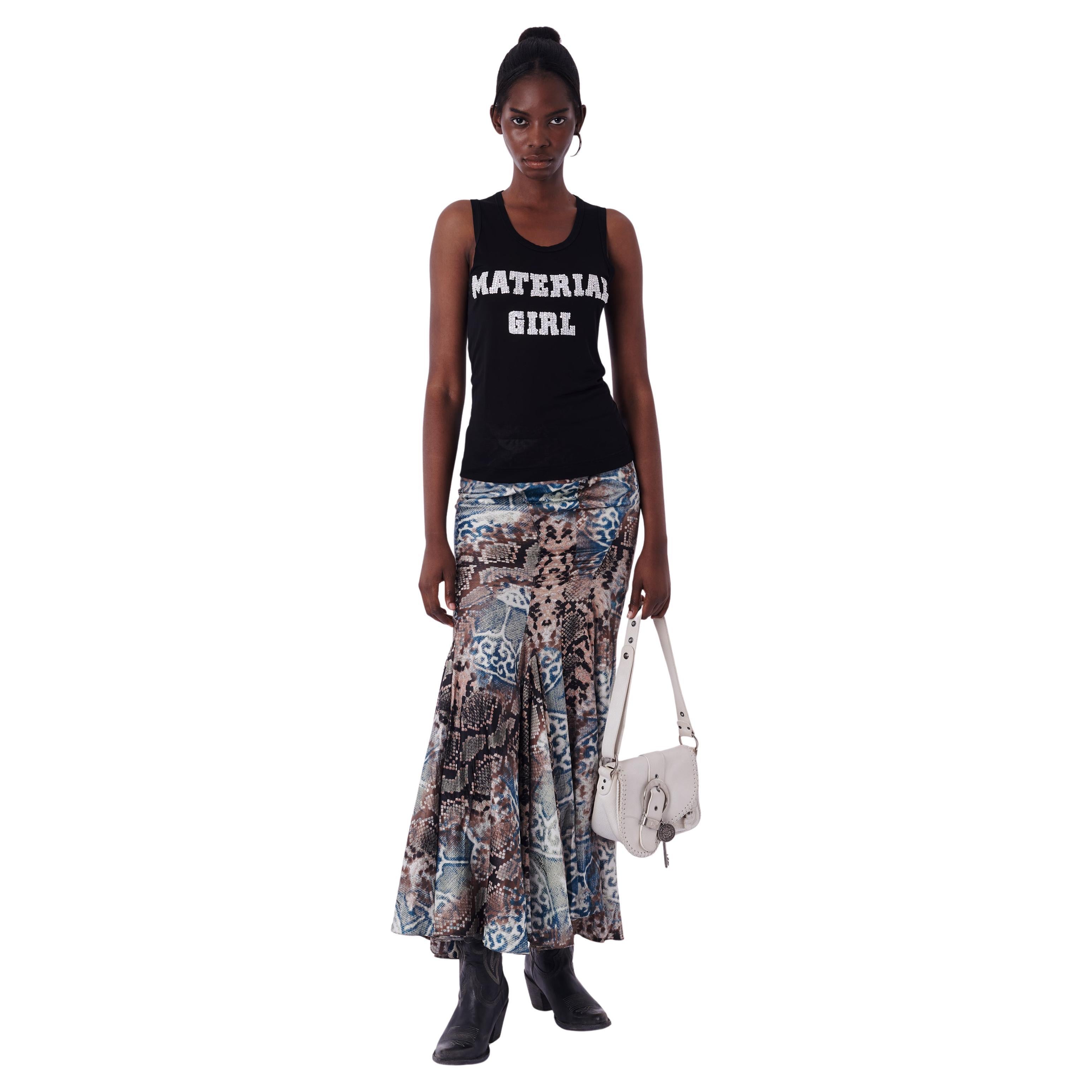 Dolce & Gabbana Vintage 2001 „Material Girl“ Tank-Top im Angebot