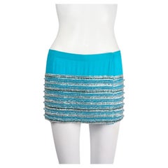 Dolce & Gabbana Vintage Perlenbesetzter Minirock