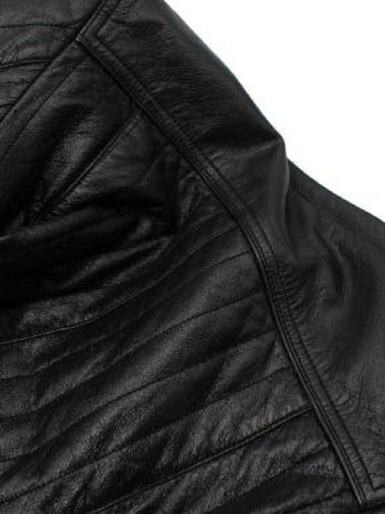 Vintage Dolce & Gabbana Quilted Biker Jacket Size M