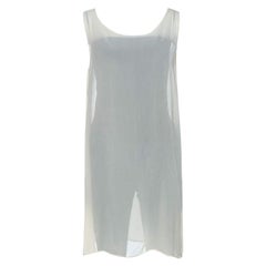 Dolce 
Gabbana Vintage Cream Sheer Tunic Top M