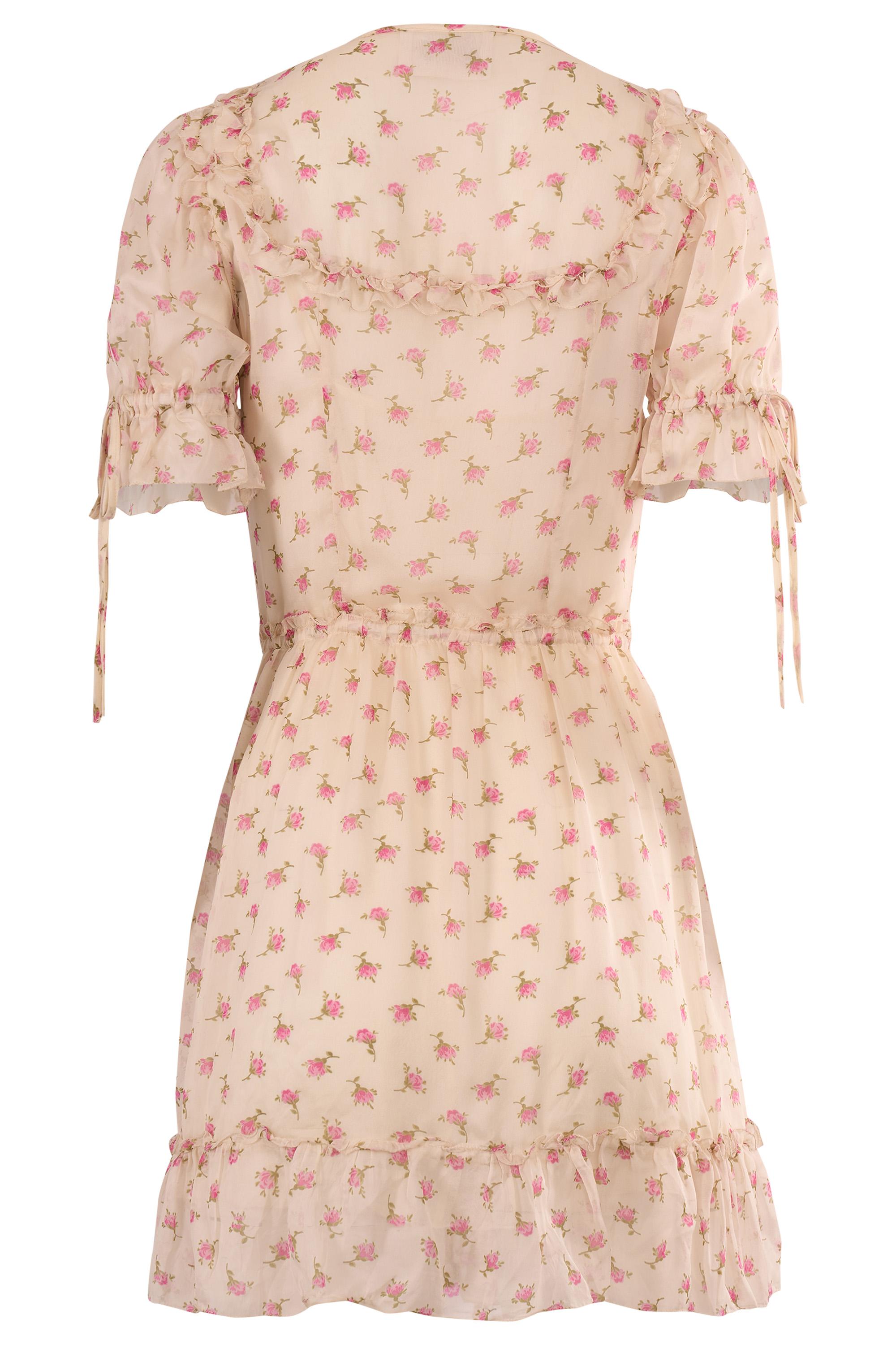 Beige Dolce & Gabbana Vintage D&G Floral For Sale