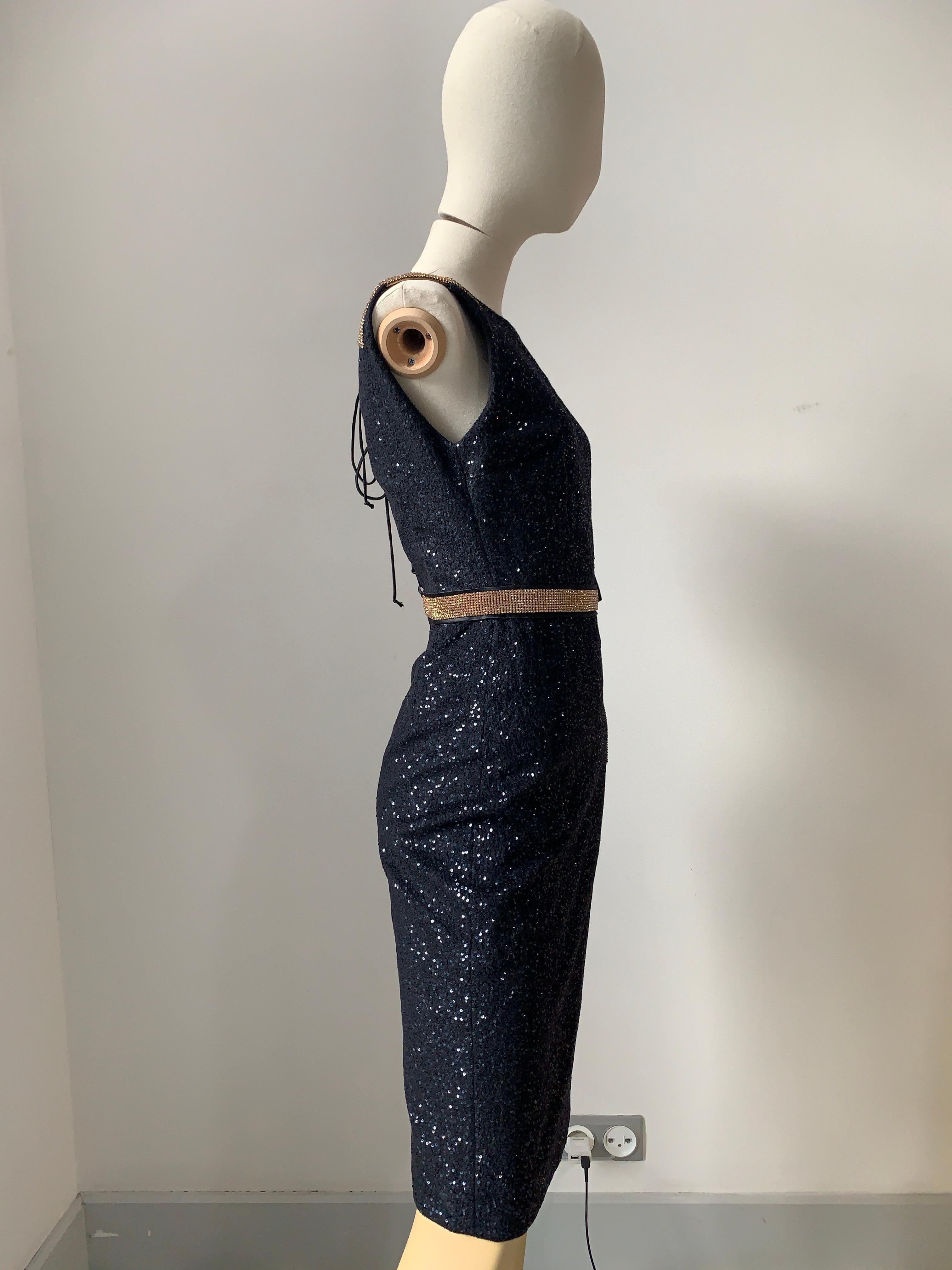 2004 Dolce & Gabbana Runway Helmut Newton Dress Fall 2004 Ready-to-Wear For Sale 6