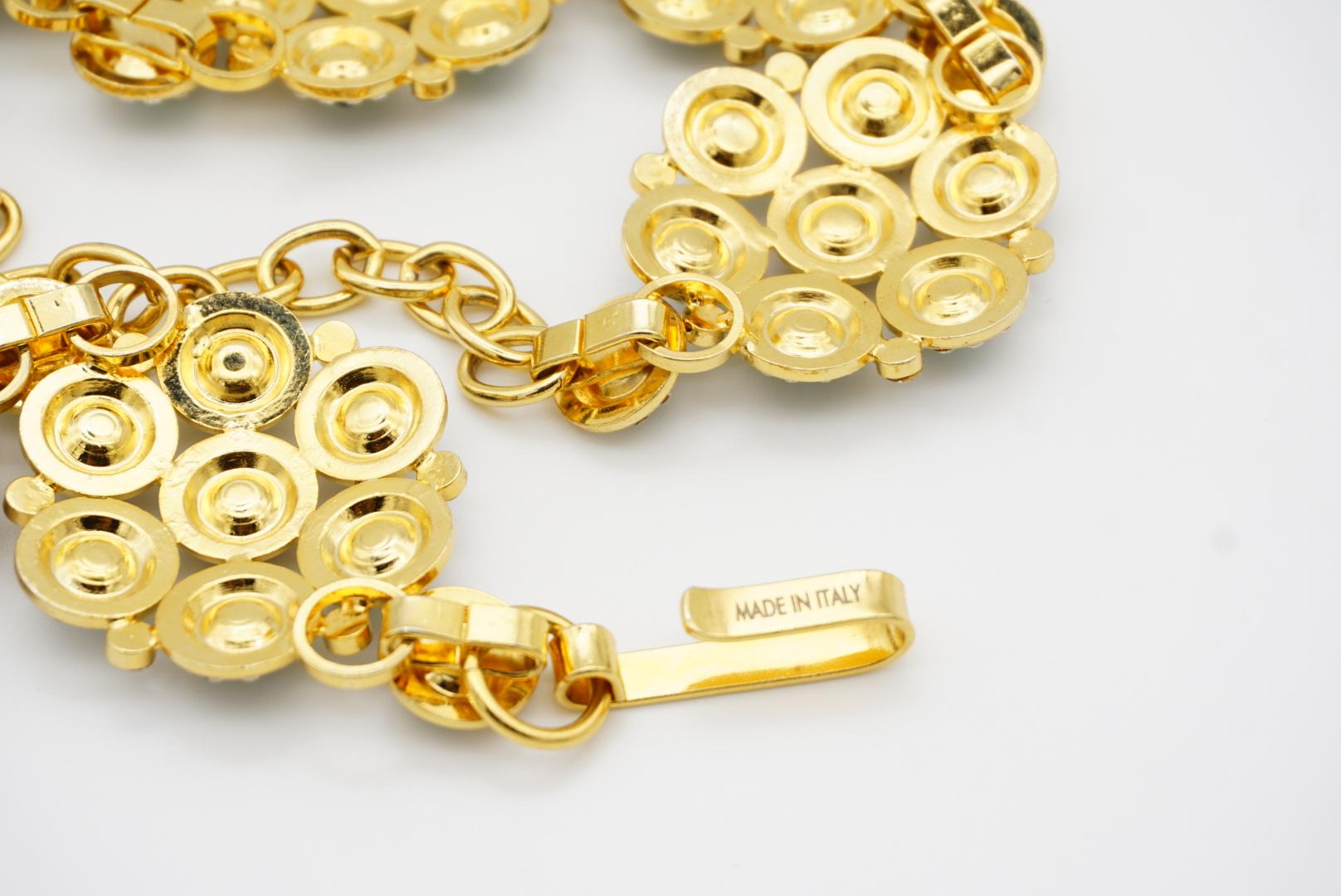 DOLCE & GABBANA Collana vintage con cristalli floreali ad incastro in Greene & Greene & Gabbana in vendita 13