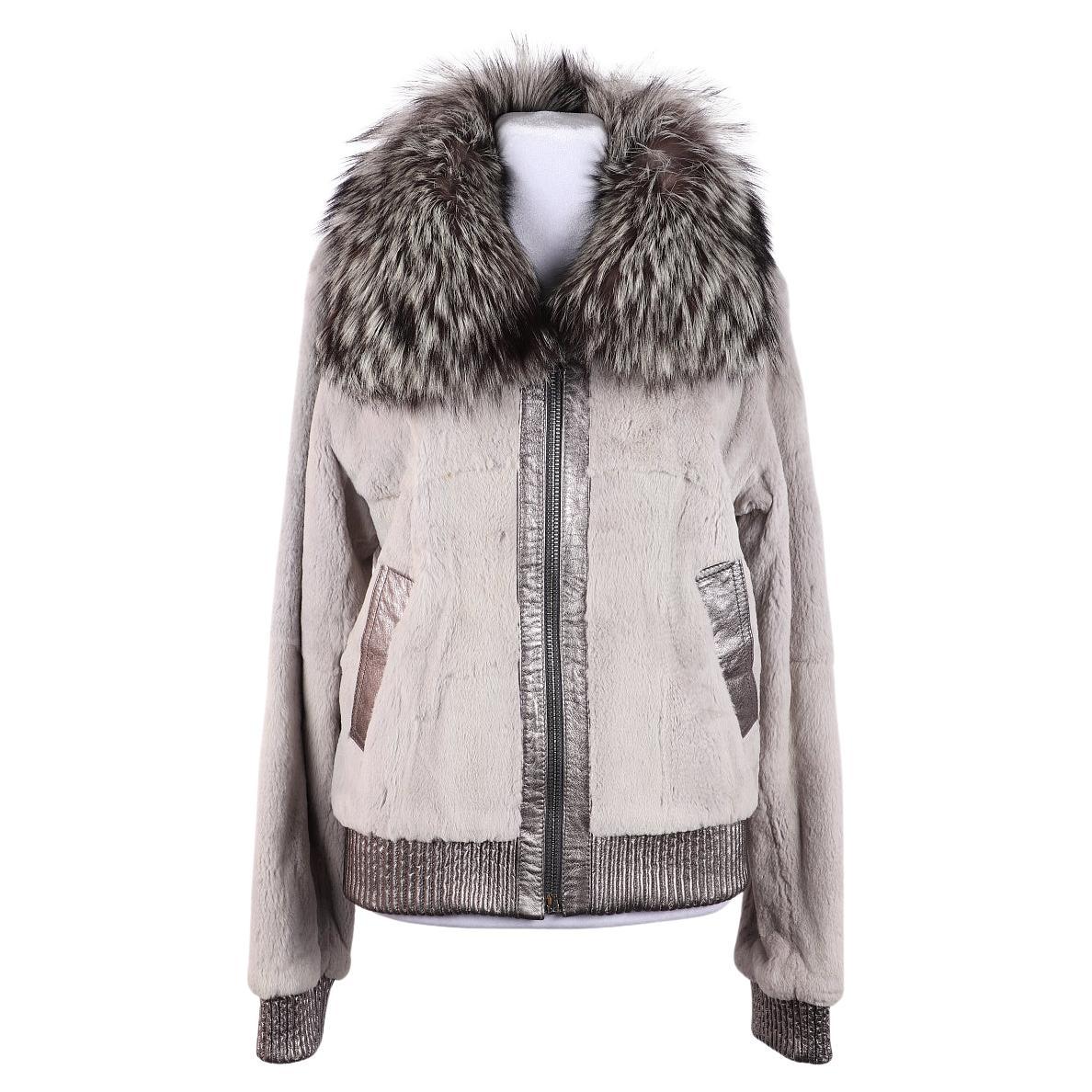 Dolce 
Gabbana  Vintage Jacket in Genuine Fox and Weasel Fur For Sale