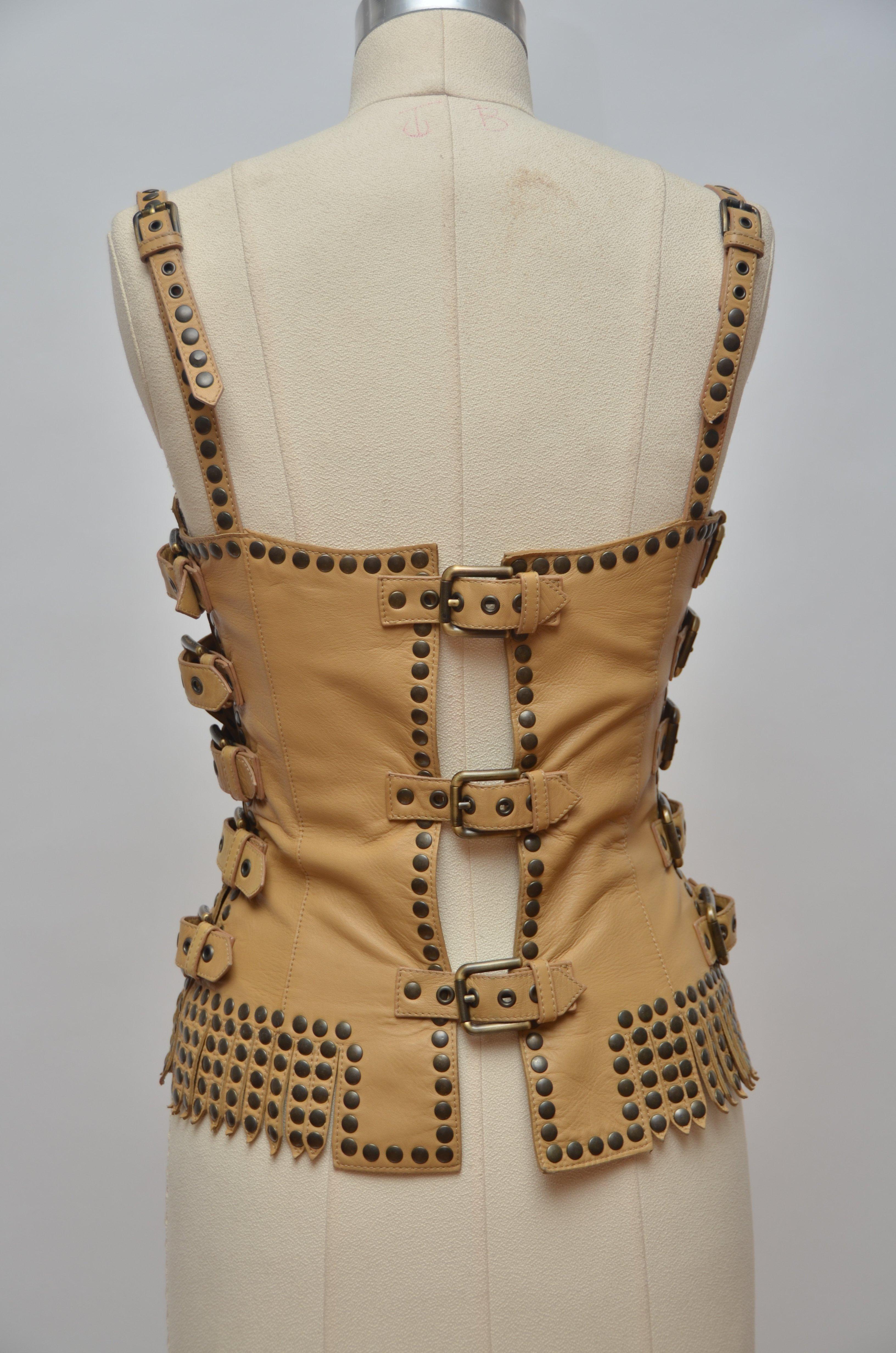 dolce and gabbana corset top vintage