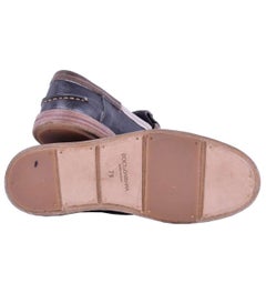 Dolce & Gabbana - Mocassino Vintage Nero Marrone EUR 42,5