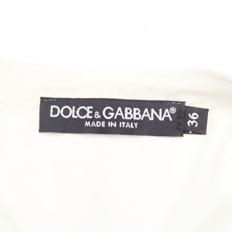 DOLCE GABBANA Vintage Marilyn Monroe Y2K photo print cotton tshirt IT36 XS 4