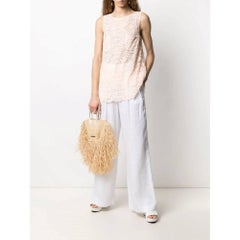 Dolce & Gabbana Vintage pink lace sleeveless 90s top
