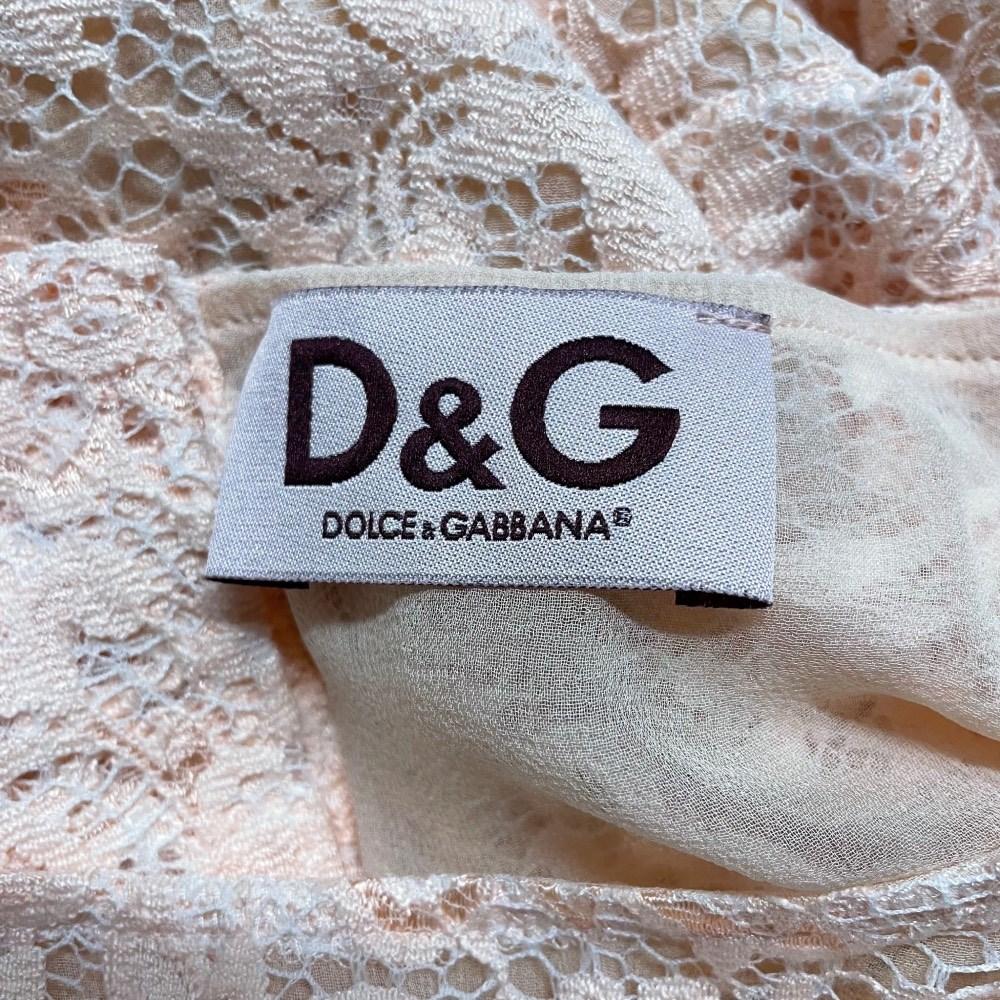 Dolce & Gabbana Vintage pink lace sleeveless 90s top 2