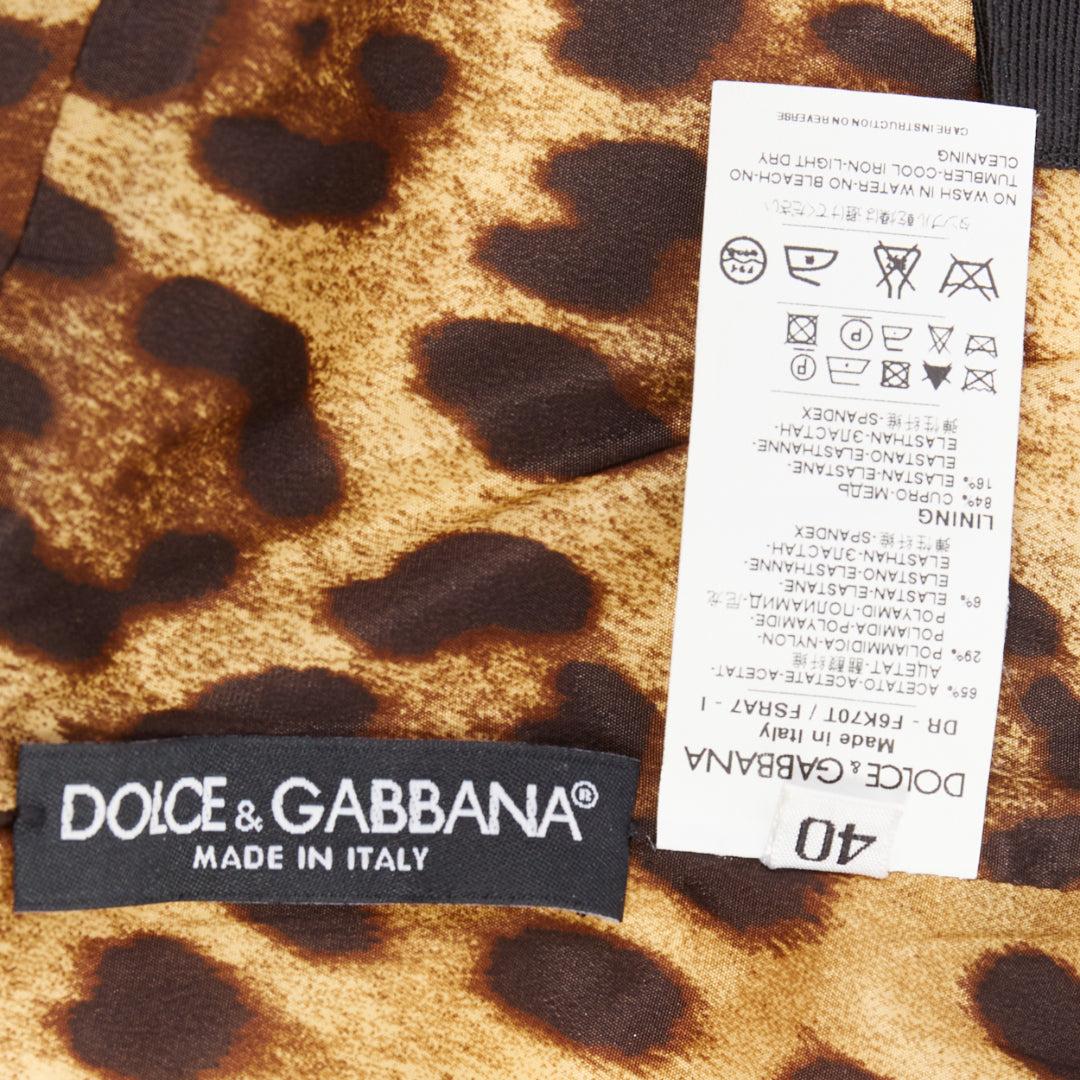 DOLCE GABBANA Vintage pink rose peonies floral black strap mini dress IT40 S For Sale 3