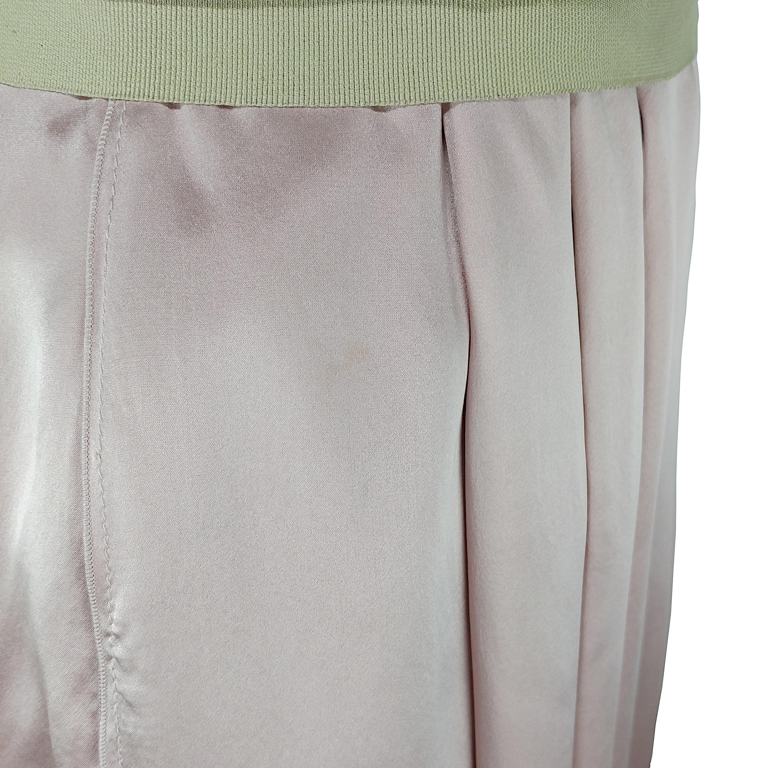 DOLCE & GABBANA - Vintage Rose Pink Silk Satin Sleveless Dress | Size 2US 34EU For Sale 1