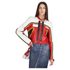 Dolce & Gabbana Vintage S/S 2001 Runway Leather Biker Jacket