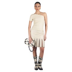 Dolce & Gabbana Vintage S/S 2003 Runway Sex Leather Skirt