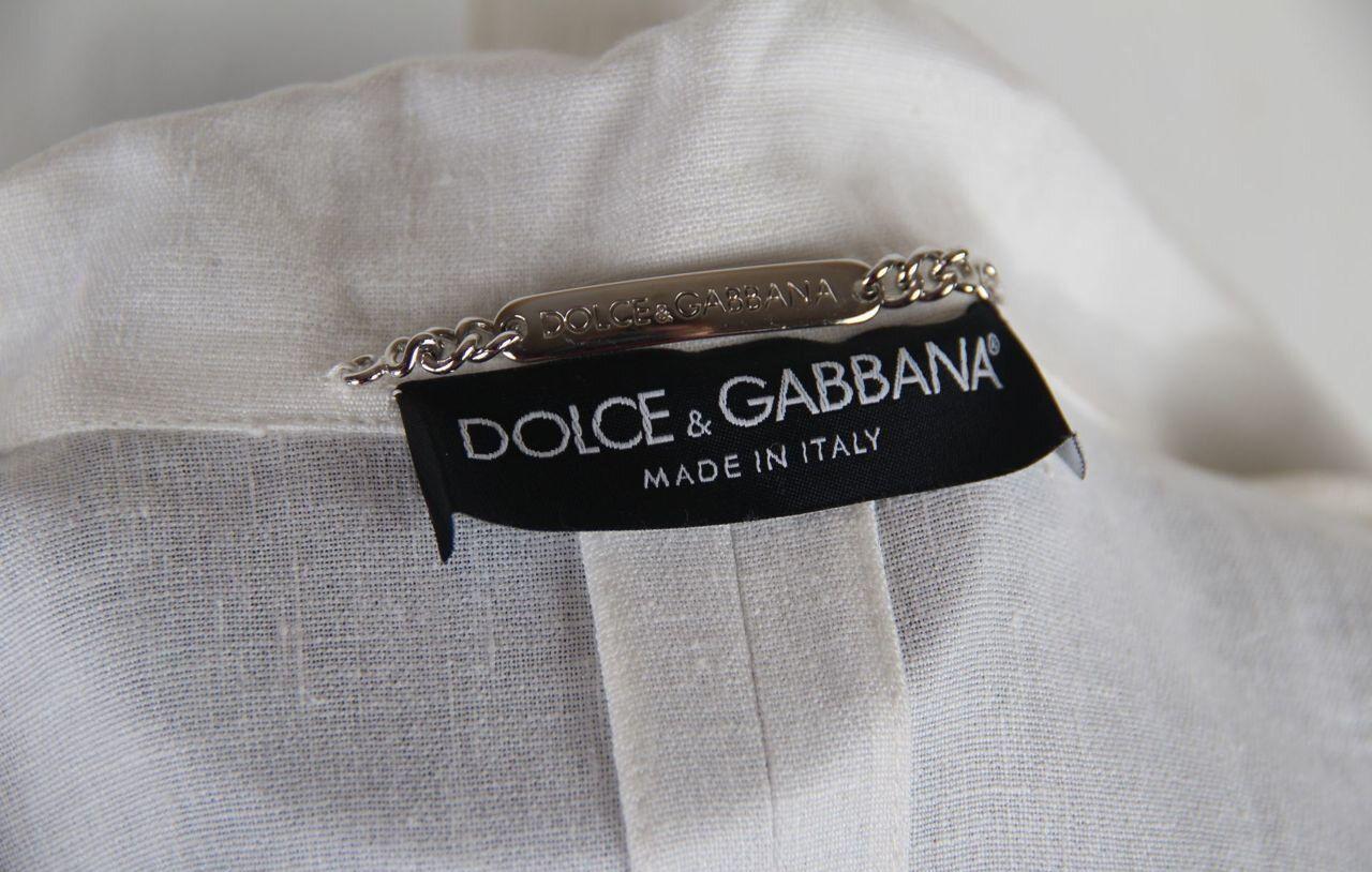 Manteau d'été vintage Dolce & Gabbana avec dentelle ivoire Pour femmes en vente