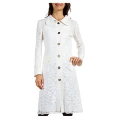 Dolce & Gabbana vintage Summer coat with ivory lace