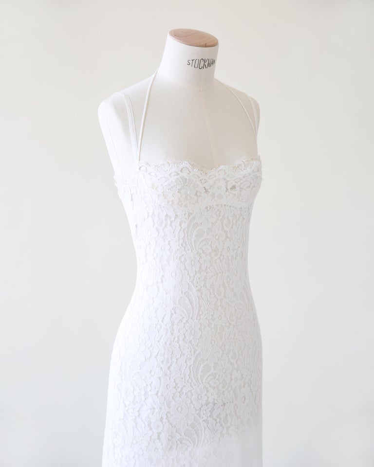 dolce and gabbana white lace bustier dress Dolce & Gabbana Abito
