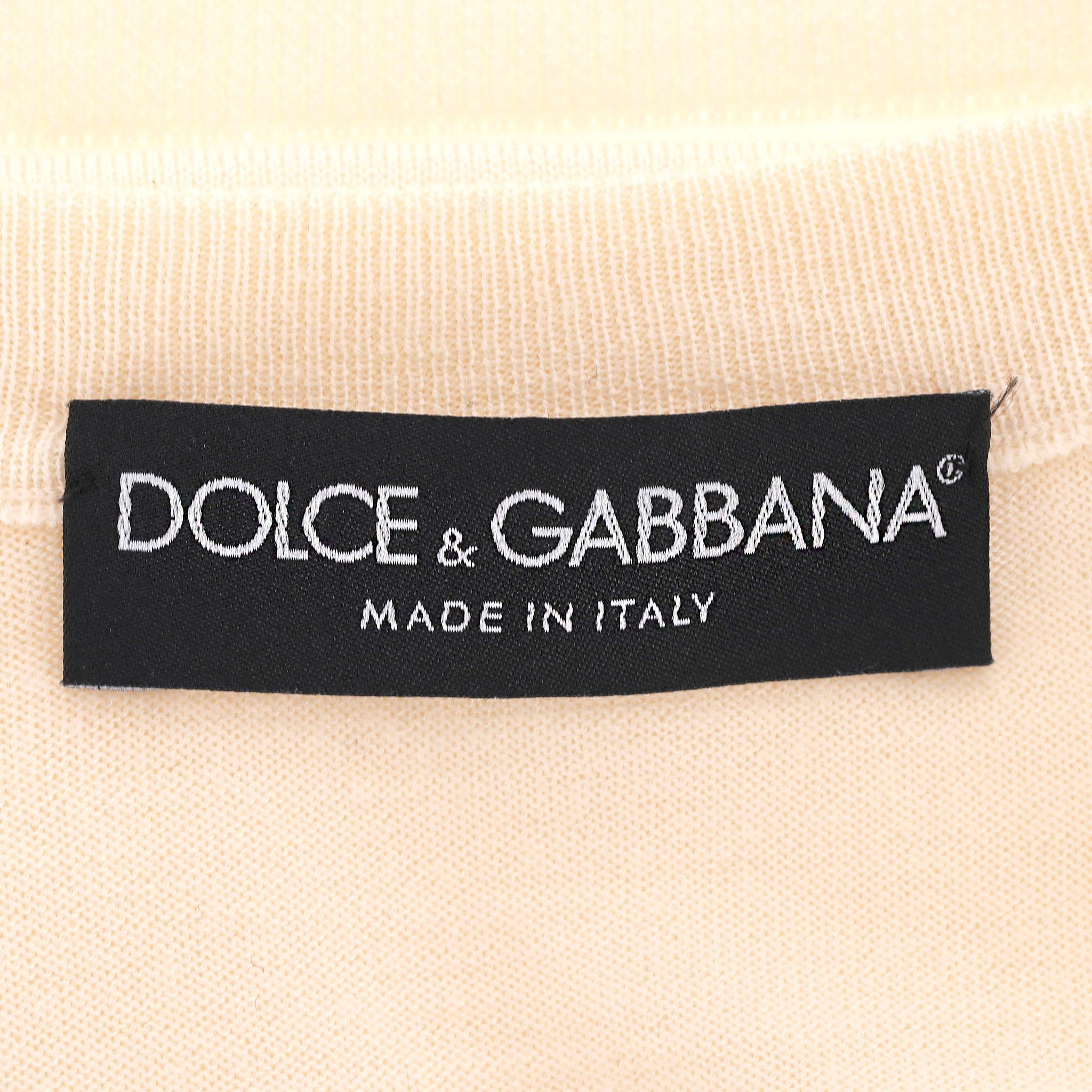 Cardigan in lana vergine di Dolce & Gabbana in vendita 1