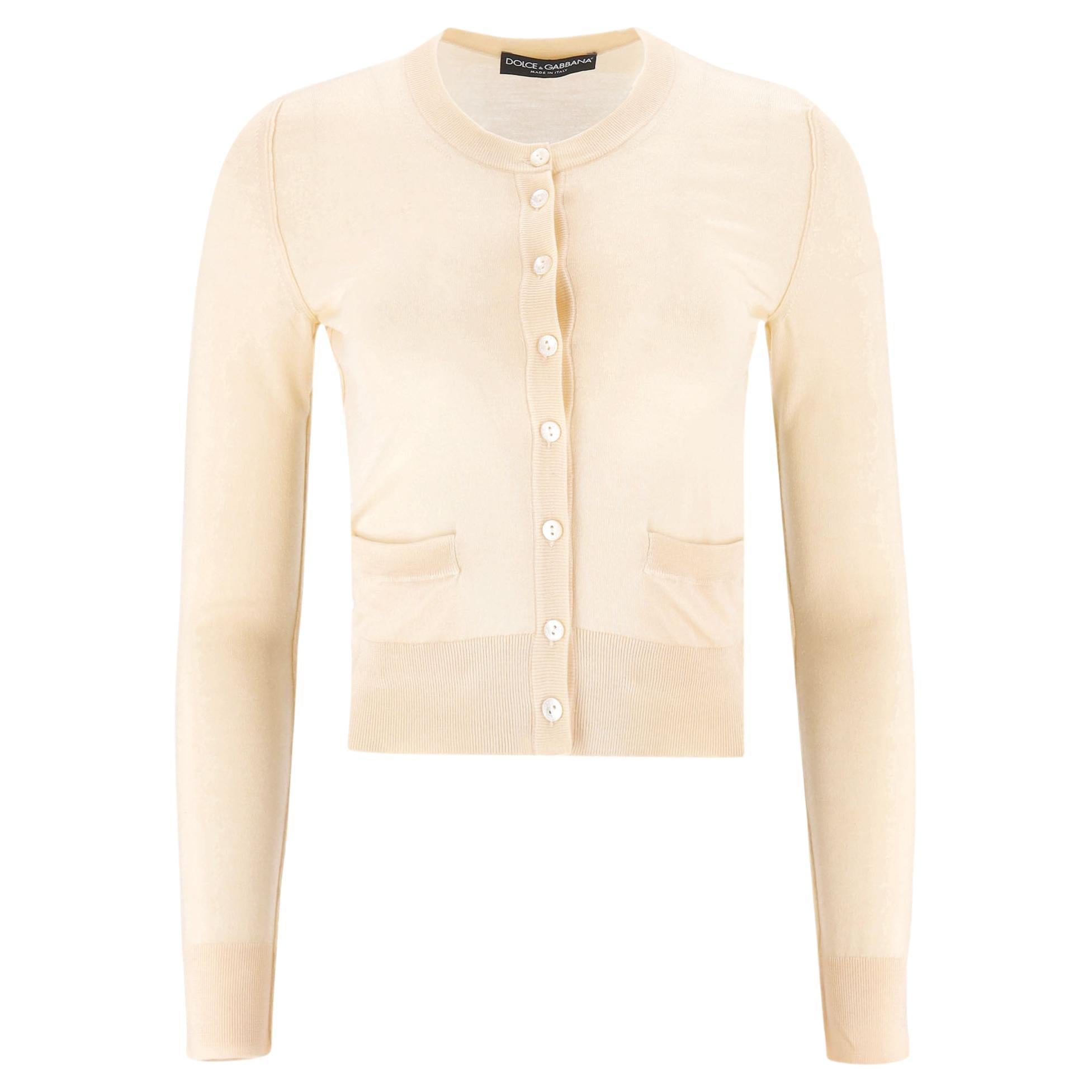 Cardigan in lana vergine di Dolce & Gabbana in vendita