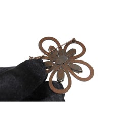 Dolce & Gabbana Vitnage Two Vintage Flower Jade Green Pin Jacket Brooche Star