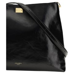 Dolce & Gabbana Vittoria Shoulder Bag — Black