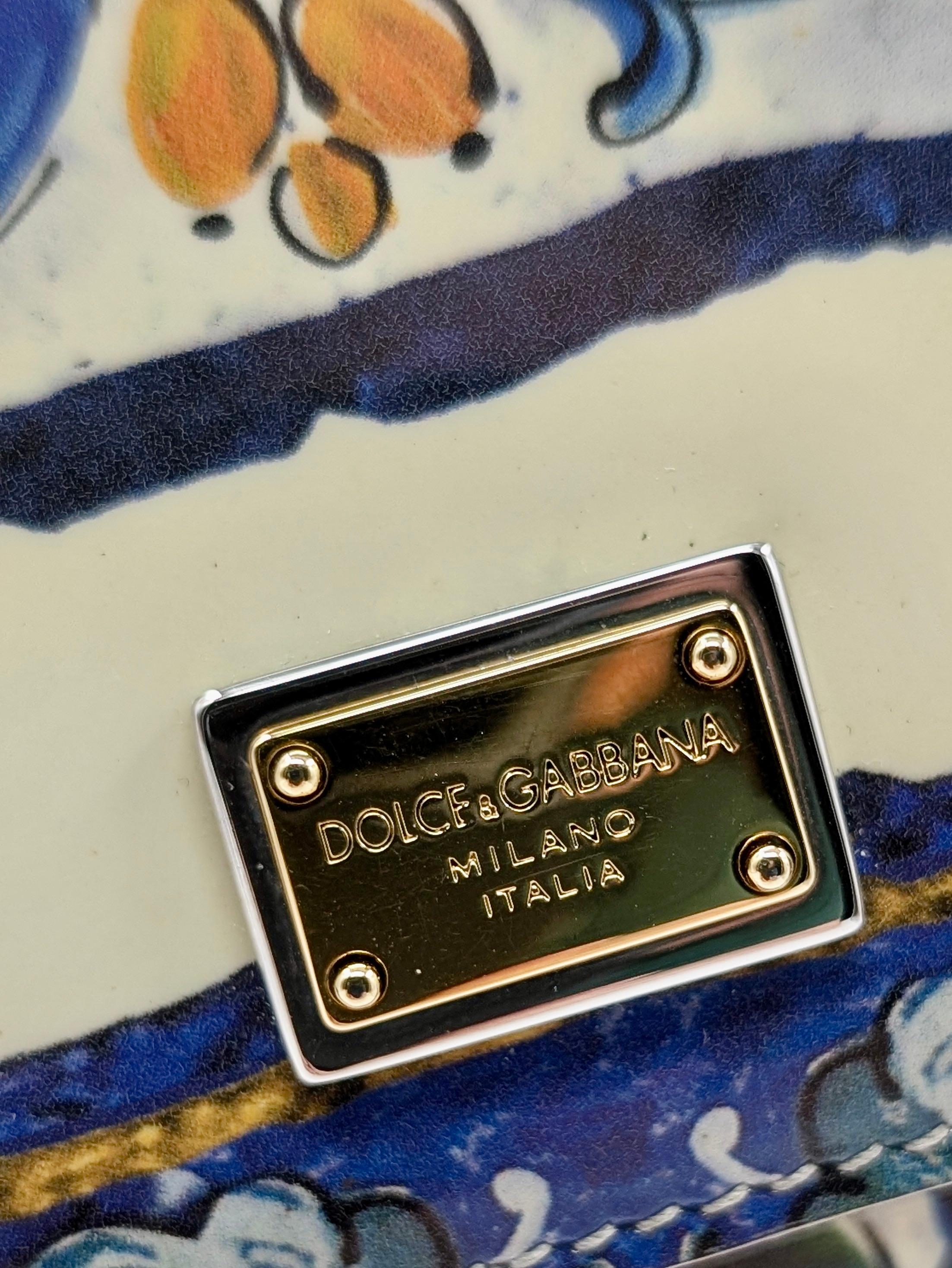 Dolce & Gabbana portefeuille avec chaîne Sicile Pour femmes en vente