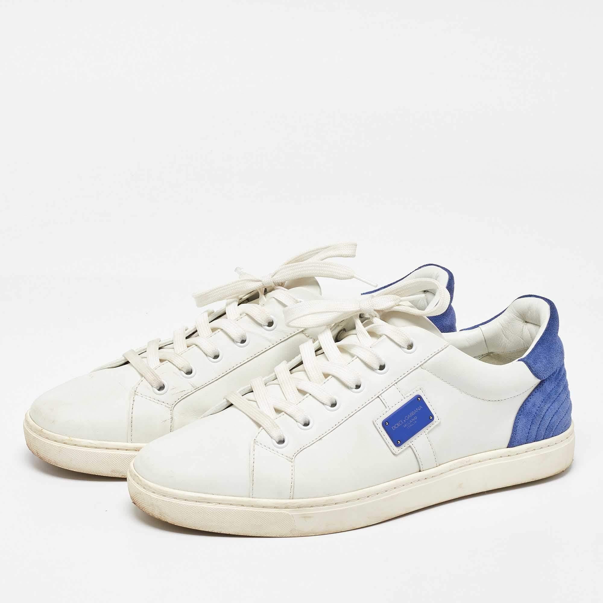 Coming in a classic silhouette these designer sneakers are a seamless combination of luxury comfort and style. These sneakers are finished with signature details and comfortable insoles.