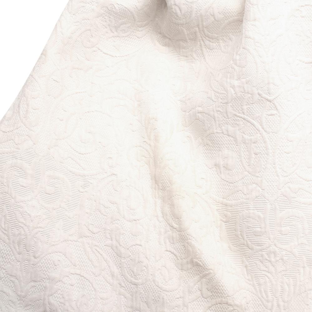 Dolce & Gabbana White Brocade Floral Crystal Embellished Dress - Size US 6 For Sale 2