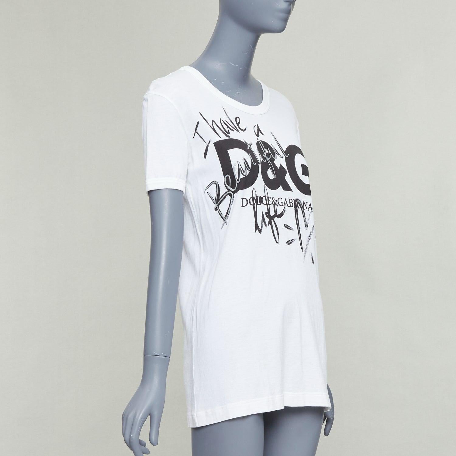DOLCE GABBANA cotone bianco D&G by DOLCE & GABBANA stampa tshirt IT36 XS
Riferimento: GEGG/A00039
Marchio: Dolce & Gabbana
Designer: Domenico Dolce & Stefano Gabbana
Materiale: Cotone
Colore: Bianco, Nero
Modello: Tinta unita
Chiusura: