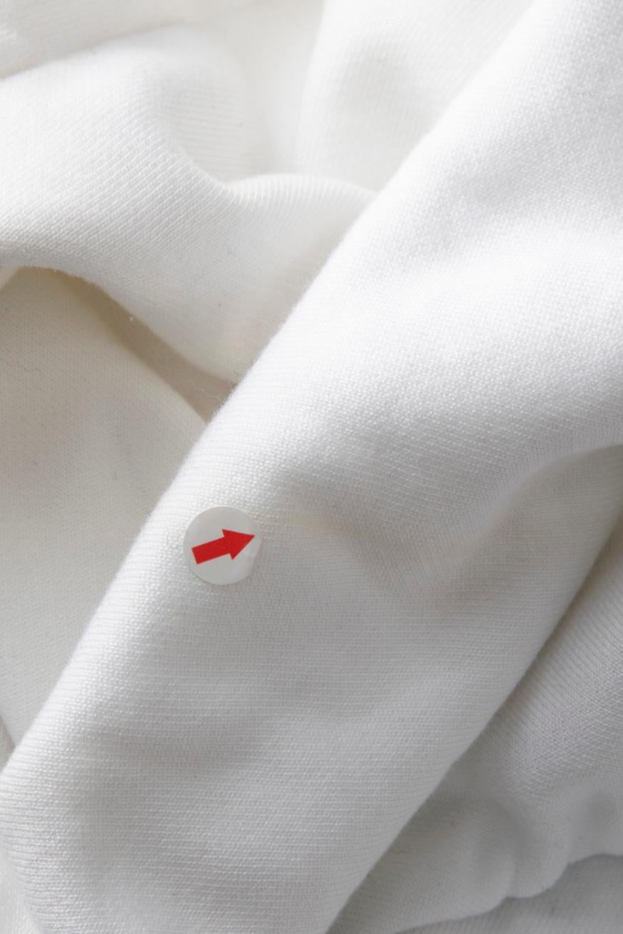 Dolce & Gabbana White Cotton Logo Hoodie Size XXS For Sale 1