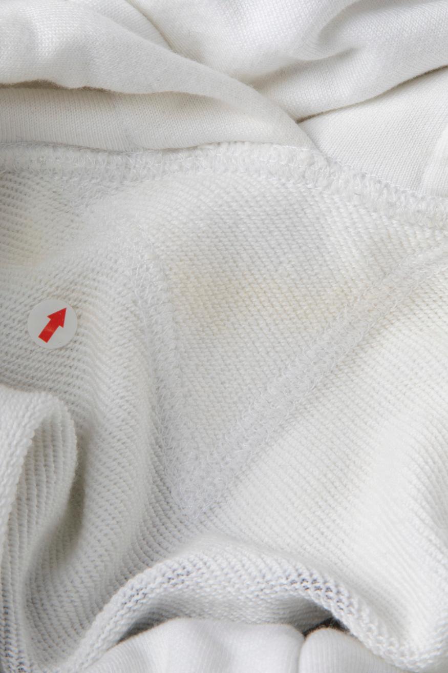 Dolce & Gabbana White Cotton Logo Hoodie Size XXS For Sale 2