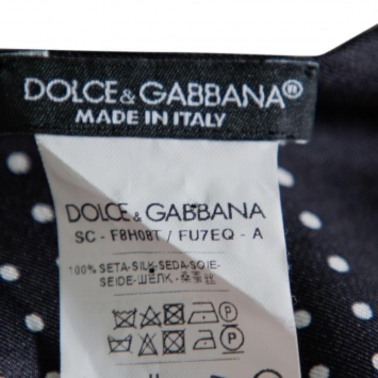 Dolce & Gabbana White Cotton Scarf Detailed T-Shirt M For Sale 2