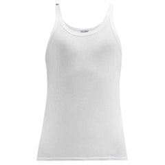 Dolce & Gabbana White Cotton Tank T-Shirt 