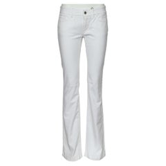 Dolce & Gabbana White Denim Cool Fit Jeans M