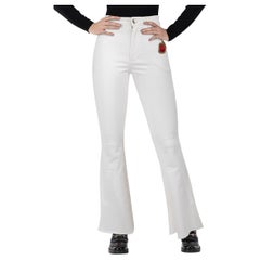 Dolce & Gabbana White Flared Embroidered Jeans Size XS Dolce & Gabbana White Flared Embroidered Jeans Size XS