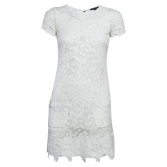 Dolce
Gabbana White - Mini abito con dettaglio di pizzo floreale e applique - S.S. White Dolce
Gabbana White - Mini abito con dettaglio di pizzo floreale e applique - S.S. White