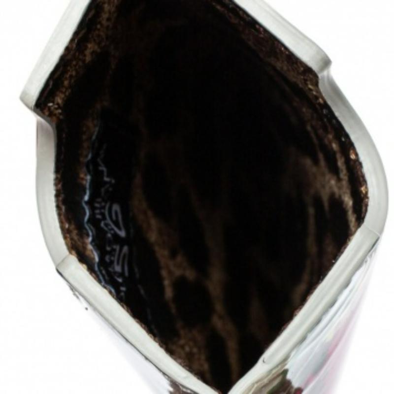 Dolce & Gabbana White Floral Print Patent Leather IPhone 5 Case For Sale 3