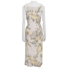 Dolce & Gabbana white flower print dress