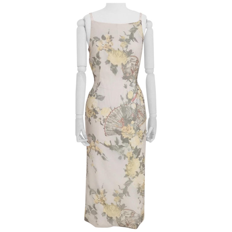 Dolce and Gabbana white flower print dress at 1stDibs | dolce and ...