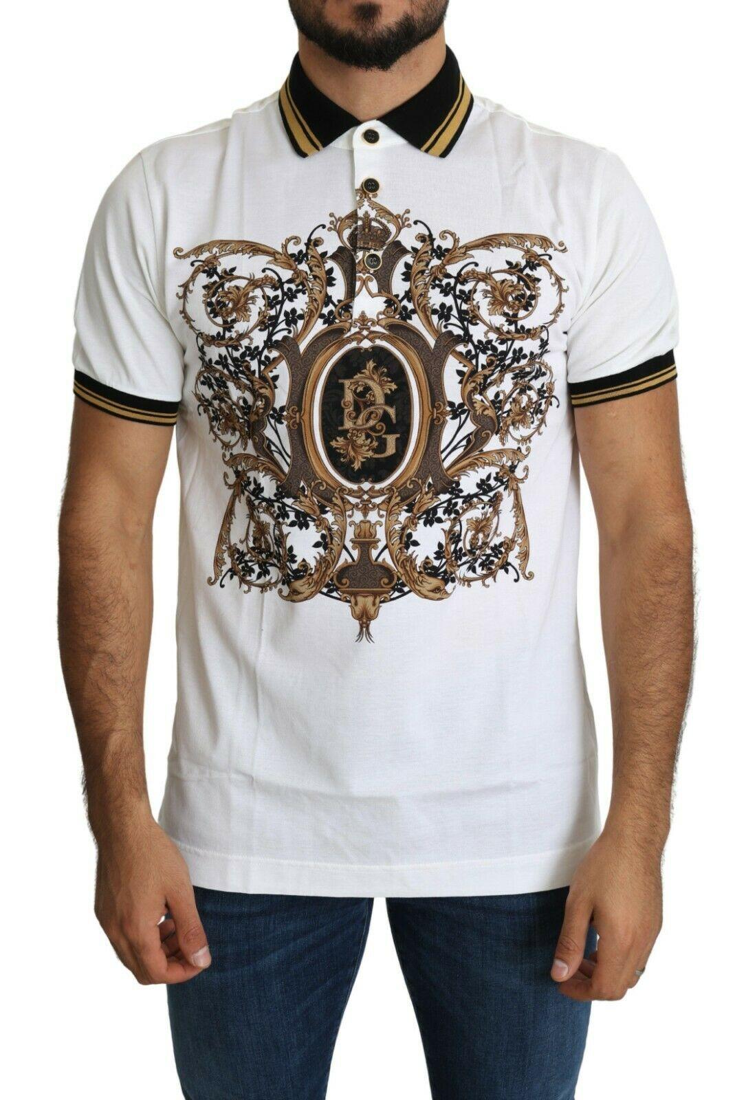 Preciosa camiseta 100% auténtica de Dolce & Gabbana, nueva con etiquetas.




Model No: Camiseta Polo Manga Corta

Color: Blanco con estampado barroco dorado y negro

Material: 100% Algodón

Ajuste: Corte normal

 Detalles del logotipo

Fabricado en