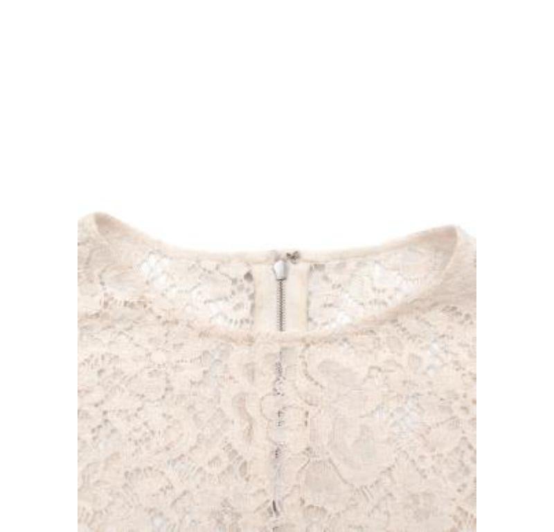 Women's Dolce & Gabbana White Lace Top For Sale