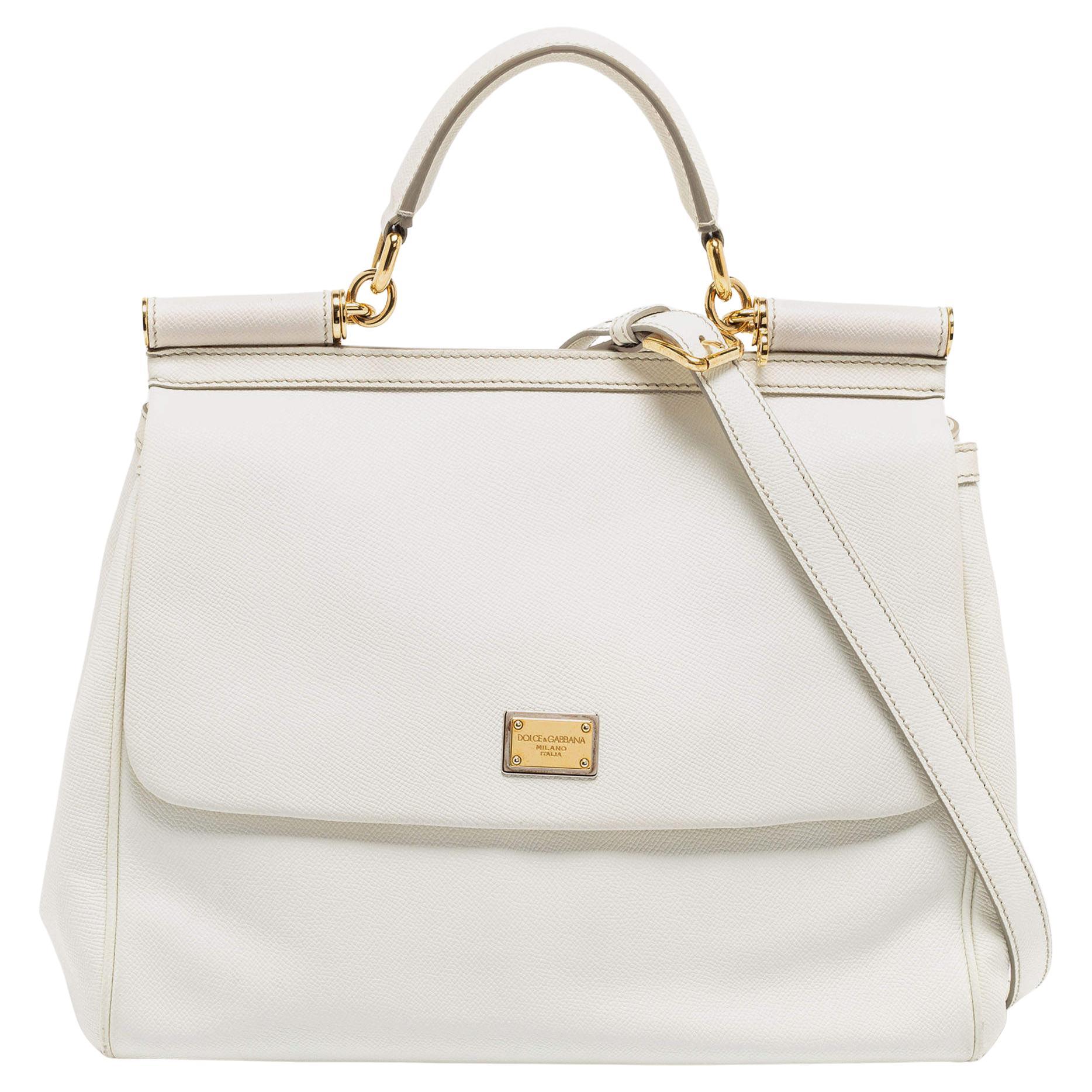 D&G□極上 SICILY LARGE トップ バッグ - cert.vohrawoundcare.com