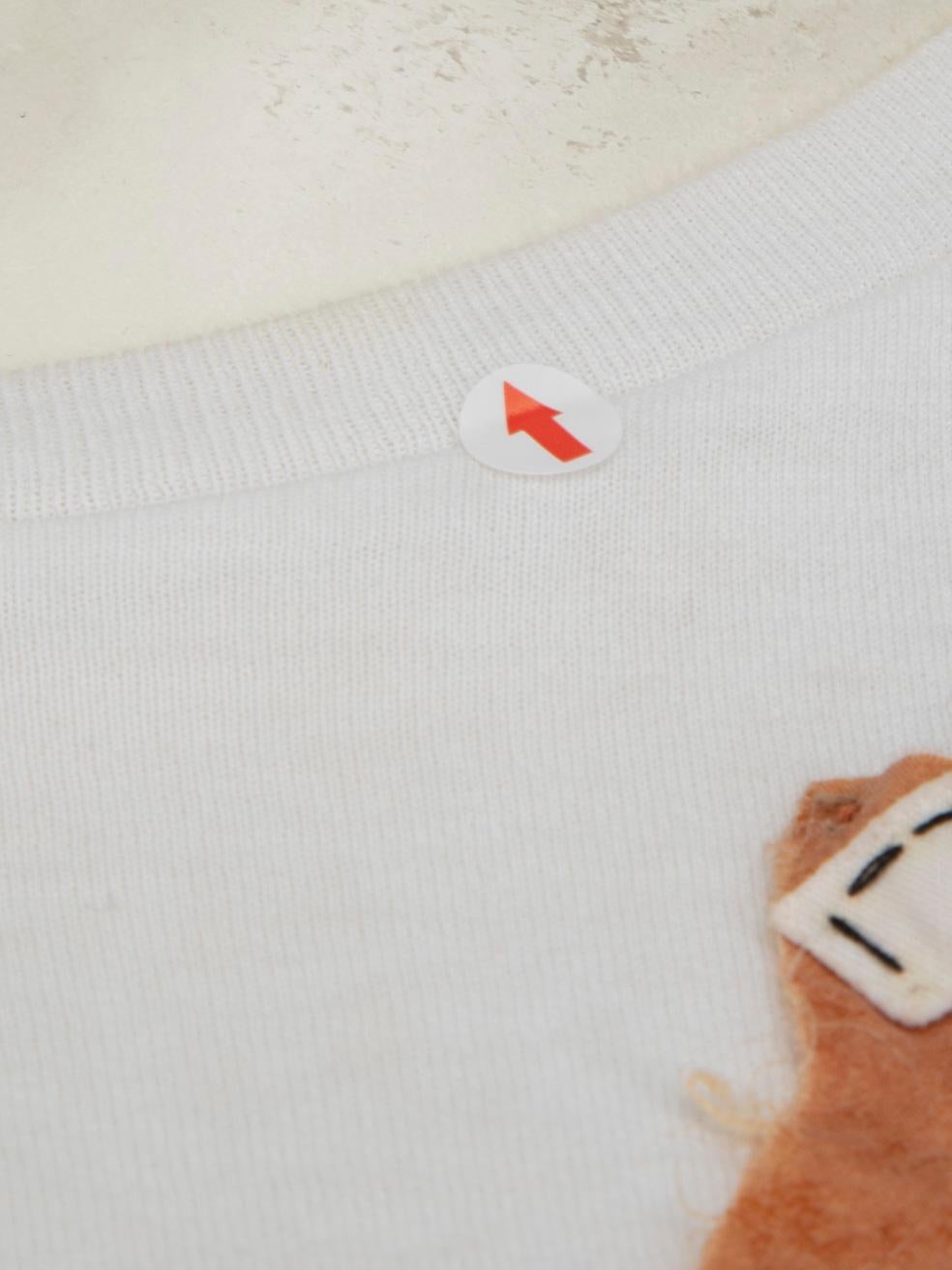 Dolce & Gabbana - Maglietta con dettaglio logo bianco Taglia XXS in vendita 4