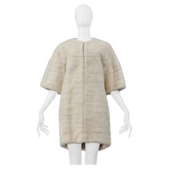 Dolce & Gabbana Cappotto in visone bianco 2015