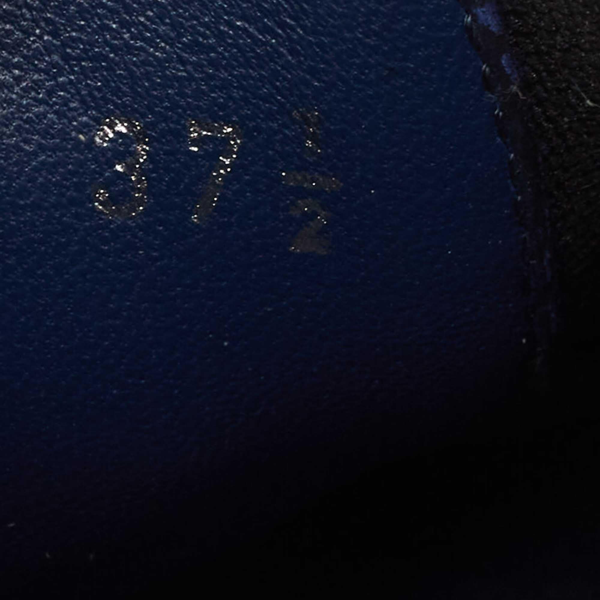 Dolce & Gabbana Zapatillas bajas de lona y tela en blanco/azul marino Talla 37.5 3