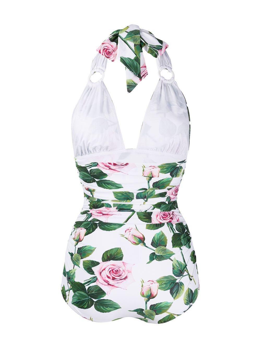 Gorgeous brand new with tags, 100% Authentic Dolce & Gabbana one piece swimsuit bikini. 

Color: White with Pink Roses print

Model: Bikini swimsuit one piece

Material: 25% Elastane, 75% Polyamide

Logo detailing

Made in Italy


Size: IT2