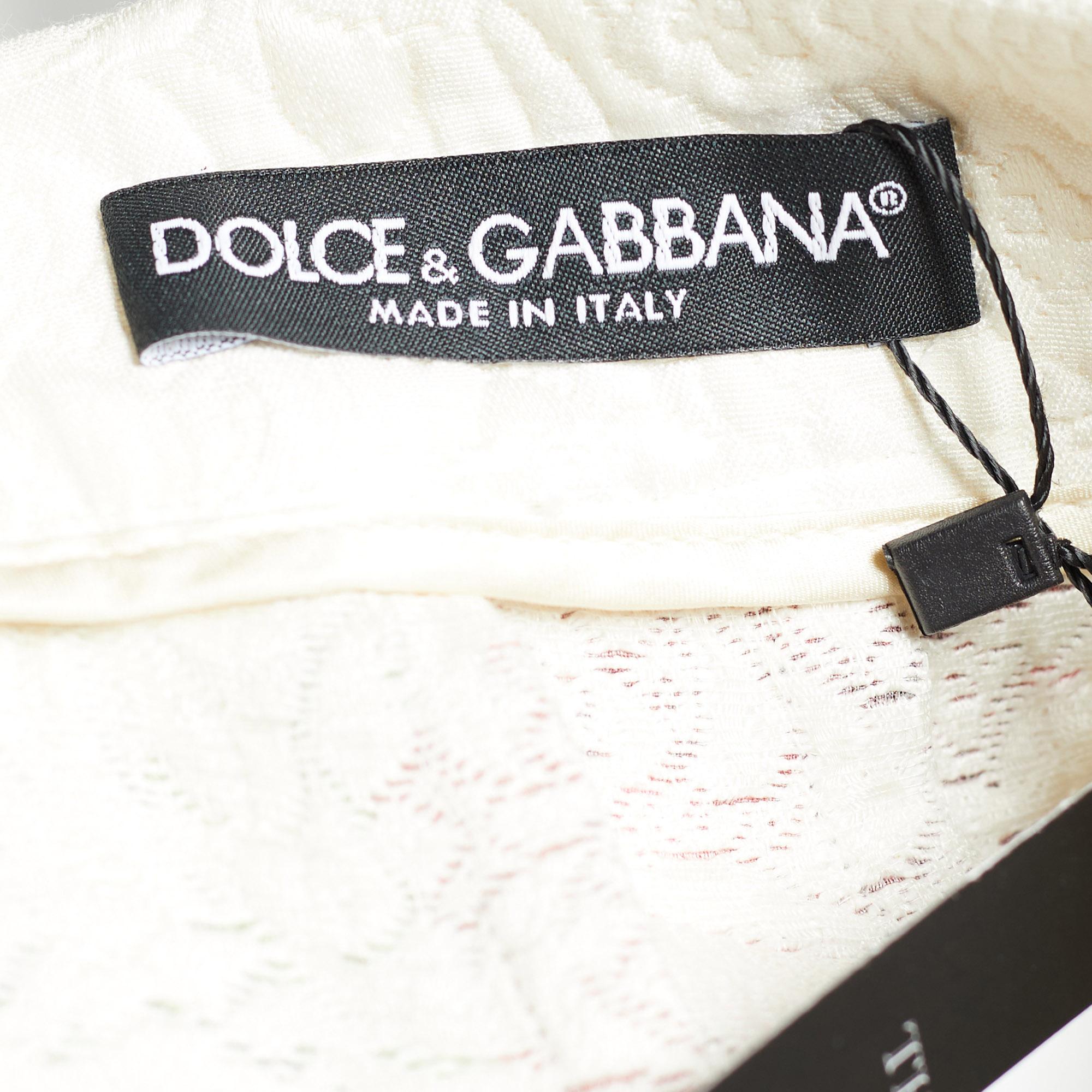 dolce and gabbana rose skirt