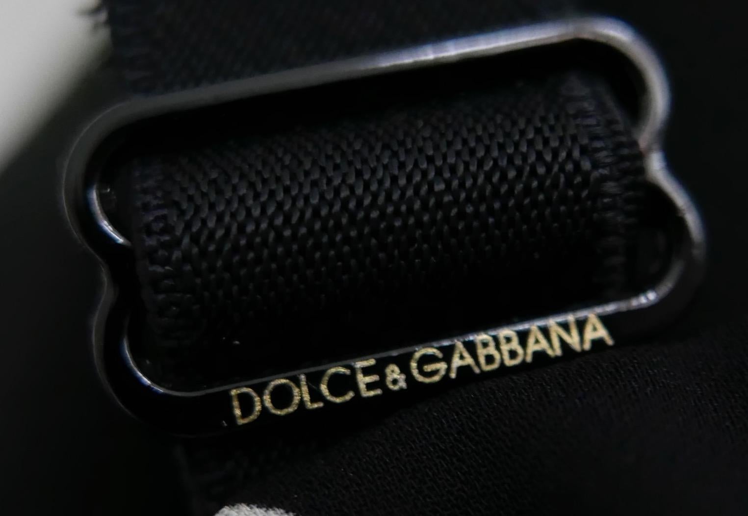  Dolce & Gabbana White Rose Silk Ruched Strap Dress  For Sale 1