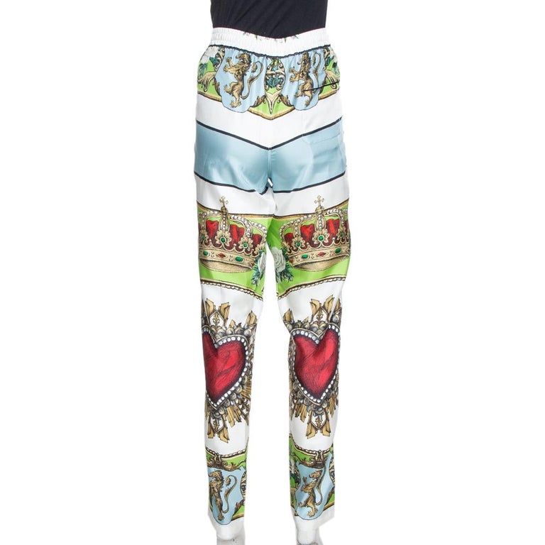 Dolce & Gabbana Women's Élange Trousers White